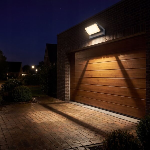 LED Stm applique da parete per esterni LED/12/18/24W/230V 3000/4000/6500K IP54 nero