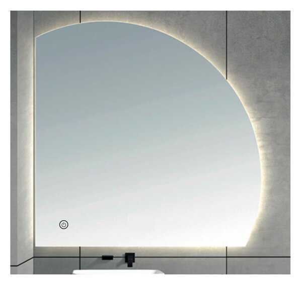 BRILAGI - Specchio da bagno LED QUARTIERE LED/31W/230V 95x90 cm IP44 dimmerabile + CCT