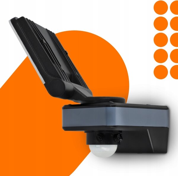 Proiettore LED con sensore di movimento e sensore crepuscolare LED/24W/230V 4200K IP54 nero
