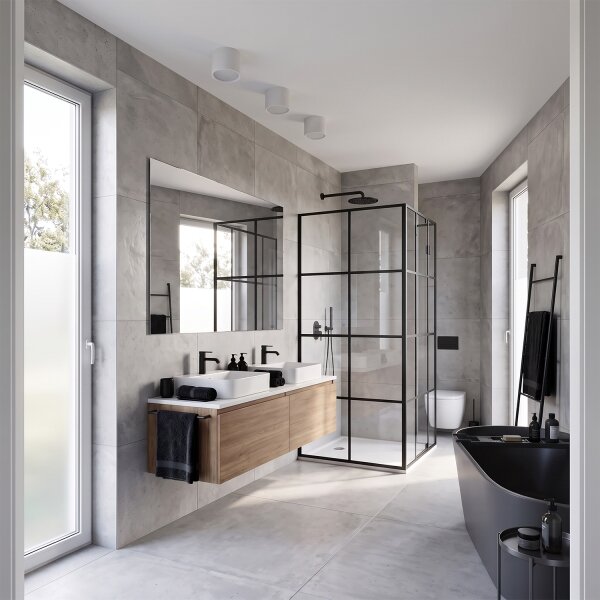 BRILAGI - Faretto da bagno SMOOTH 1xGX53/15W/230V 60x82 mm bianco IP54