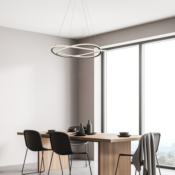 Rabalux 72341 - Lampadario LED dimmerabile su cavo MALIRA 75W/230V 3000-6500K+telecomando