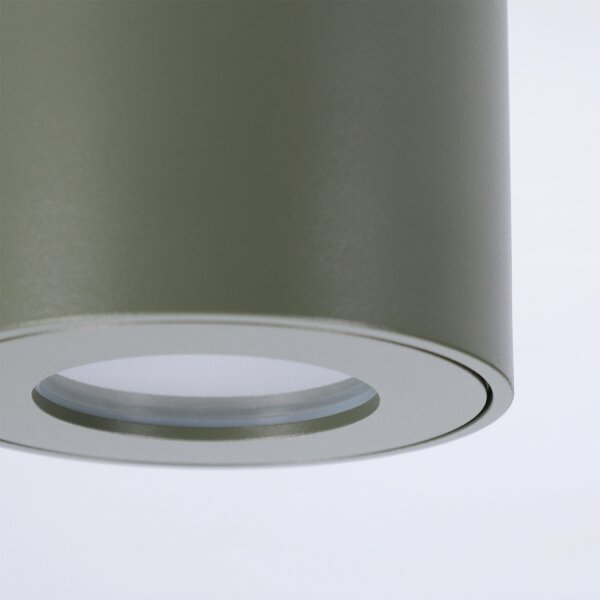 BRILAGI - Faretto da bagno MIA 1xGU10/30W/230V 60x82 mm 84x80 mm verde scuro IP54
