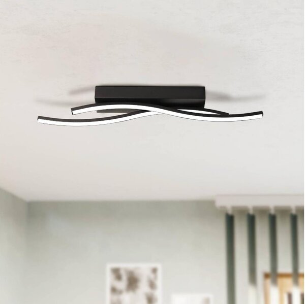 Eglo 31226 - Plafoniera LED ALBORAYA LED/10,8W/230V 3000K nero