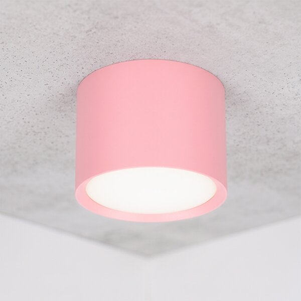 BRILAGI - Faretto SMOOTH 1xGX53/15W/230V 60x82 mm rosa