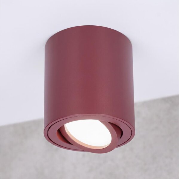 BRILAGI - Faretto MIA 1xGU10/30W/230V 84x80 mm bordeaux