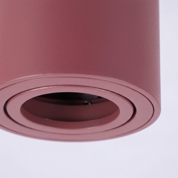BRILAGI - Faretto MIA 1xGU10/30W/230V 84x80 mm bordeaux