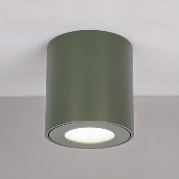 BRILAGI - Faretto da bagno MIA 1xGU10/30W/230V 60x82 mm 84x80 mm verde scuro IP54