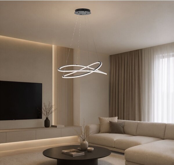 Rabalux 72341 - Lampadario LED dimmerabile su cavo MALIRA 75W/230V 3000-6500K+telecomando