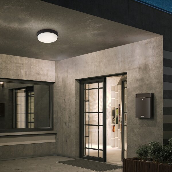 Rabalux 77223 - Plafoniera da esterno HORT2 LED/14W/230V IP54 nera