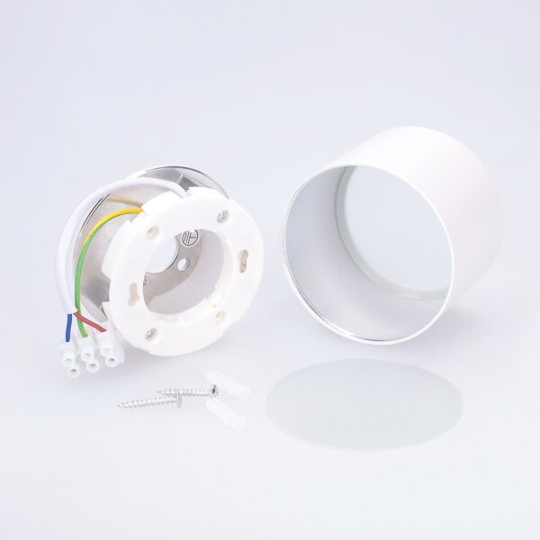 BRILAGI - Faretto da bagno SMOOTH 1xGX53/15W/230V 60x82 mm bianco IP54