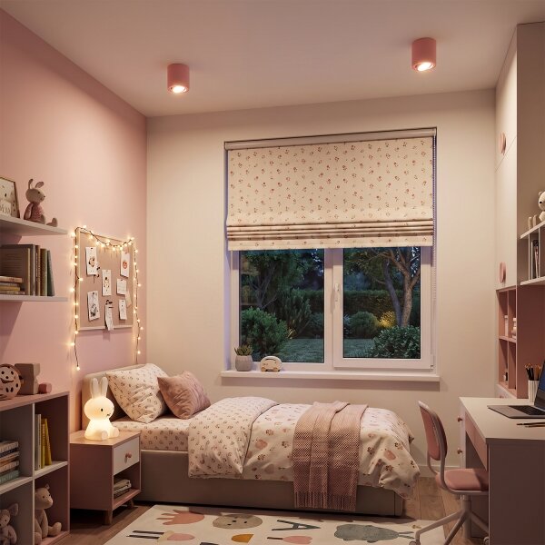 BRILAGI - Faretto MIA 1xGU10/30W/230V 84x80 mm rosa