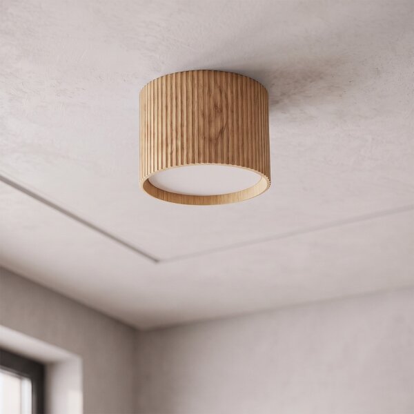 BRILAGI - Faretto STRIPY 1xGX53/15W/230V 60x82 mm finitura rovere