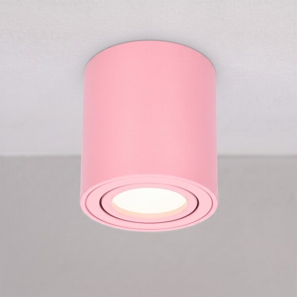 BRILAGI - Faretto MIA 1xGU10/30W/230V 84x80 mm rosa