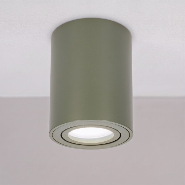 BRILAGI - Faretto MIA 1xGU10/30W/230V 100x80 mm verde scuro