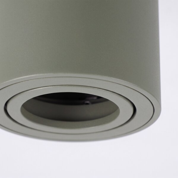 BRILAGI - Faretto MIA 1xGU10/30W/230V 84x80 mm verde scuro