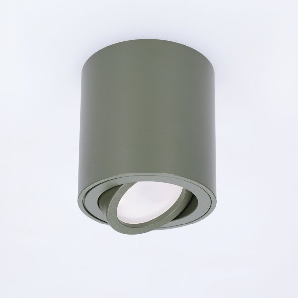 BRILAGI - Faretto MIA 1xGU10/30W/230V 84x80 mm verde scuro