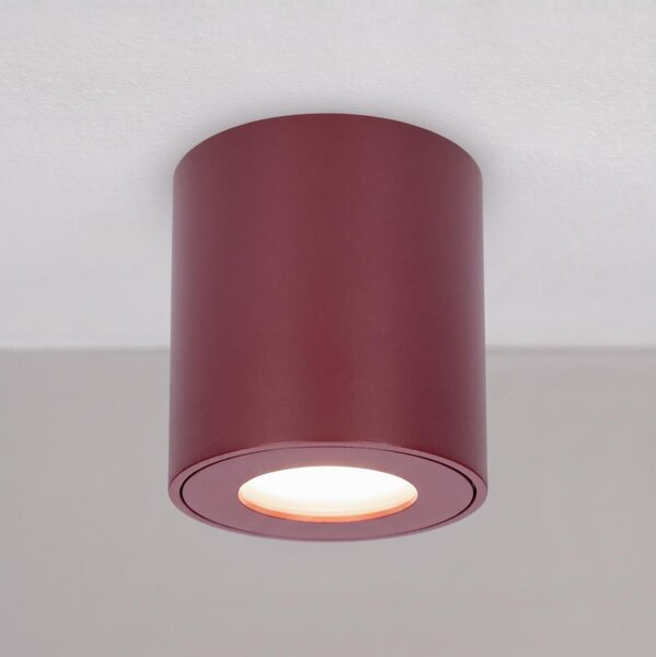 BRILAGI - Faretto da bagno MIA 1xGU10/30W/230V 84x80 mm bordeaux IP54