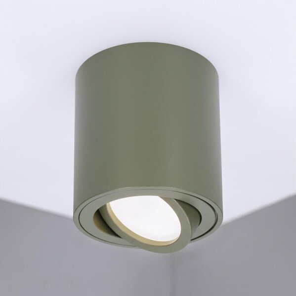 BRILAGI - Faretto MIA 1xGU10/30W/230V 84x80 mm verde scuro