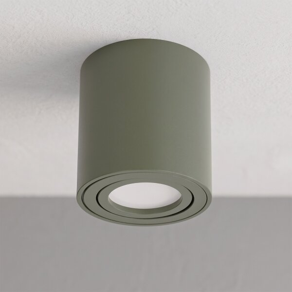 BRILAGI - Faretto MIA 1xGU10/30W/230V 84x80 mm verde scuro