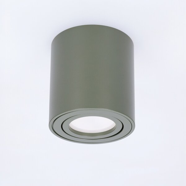 BRILAGI - Faretto MIA 1xGU10/30W/230V 84x80 mm verde scuro