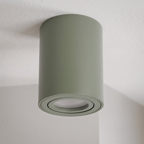 BRILAGI - Faretto MIA 1xGU10/30W/230V 100x80 mm verde scuro