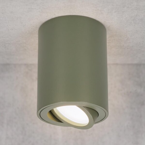 BRILAGI - Faretto MIA 1xGU10/30W/230V 100x80 mm verde scuro