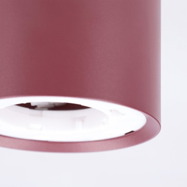 BRILAGI - Faretto SMOOTH 1xGX53/15W/230V 60x82 mm bordeaux