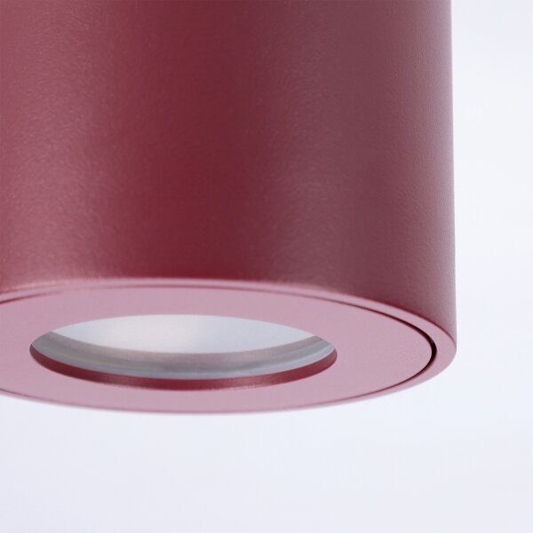 BRILAGI - Faretto da bagno MIA 1xGU10/30W/230V 84x80 mm bordeaux IP54
