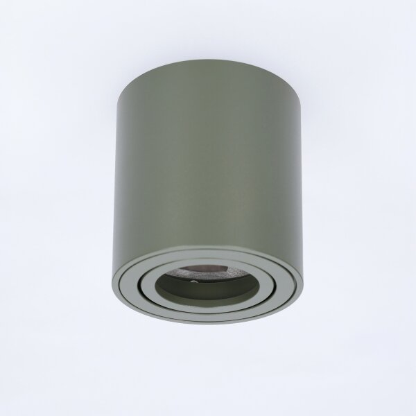 BRILAGI - Faretto MIA 1xGU10/30W/230V 84x80 mm verde scuro