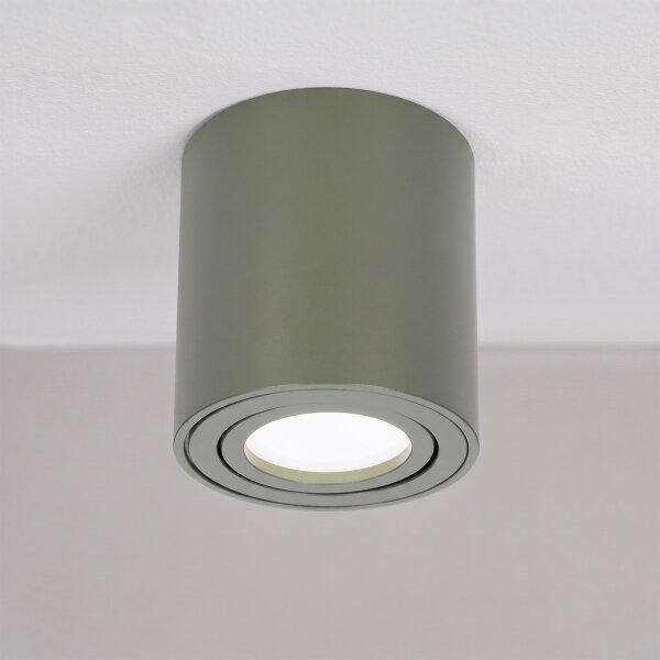 BRILAGI - Faretto MIA 1xGU10/30W/230V 84x80 mm verde scuro