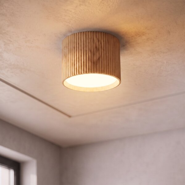 BRILAGI - Faretto STRIPY 1xGX53/15W/230V 60x82 mm finitura rovere