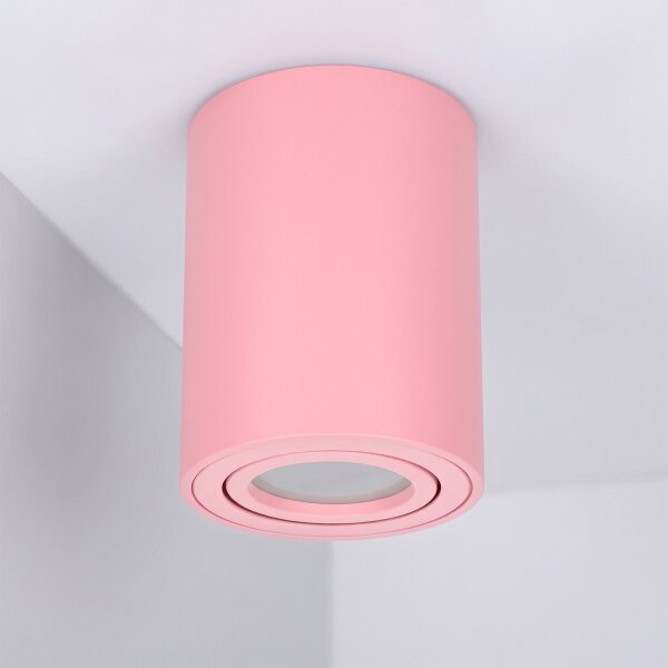 BRILAGI - Faretto MIA 1xGU10/30W/230V 100x80 mm rosa