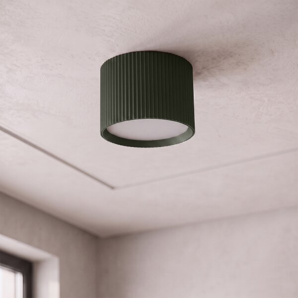 BRILAGI - Faretto STRIPY 1xGX53/15W/230V 60x82 mm verde scuro