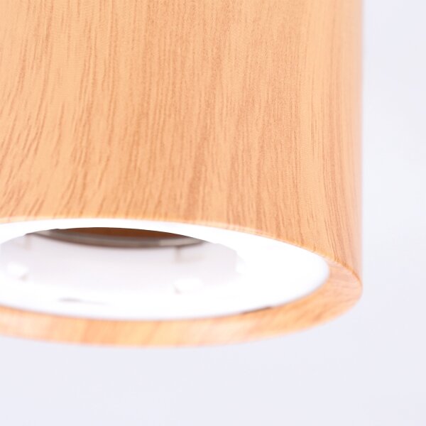 BRILAGI - Faretto SMOOTH 1xGX53/15W/230V 60x82 mm finitura rovere