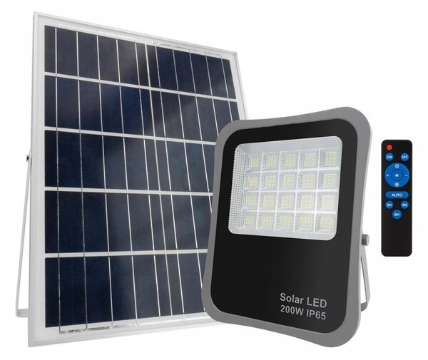 Faro pannello solare IP65 elevata autonomia 12 ore sensore