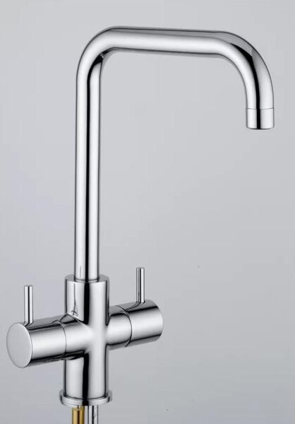 Solidchoice - Rubinetto da cucina a forma di croce con due maniglie