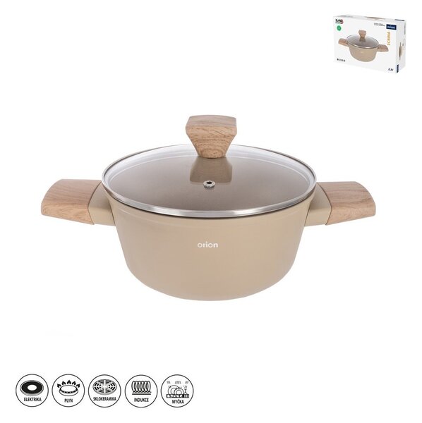 Casseruola con coperchio incluso/con superficie in ceramica 2,3 l Ecrina – Orion