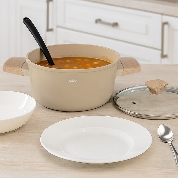 Casseruola con coperchio incluso/con superficie in ceramica 2,3 l Ecrina – Orion