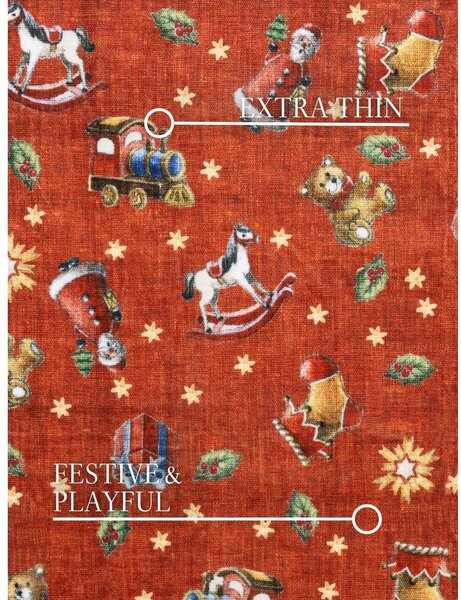 Passatoia rossa/verde a tema natalizio 80x200 cm Toy's Delight Nostalgic Noel Red Green – Villeroy&Boch