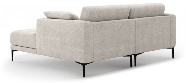 Divano angolare beige (con penisola a destra/con chaise lounge) Bemy – Micadoni