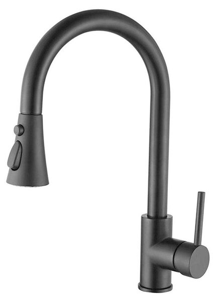 Elzusha - Rubinetto da cucina multifunzione con funzione estraibile