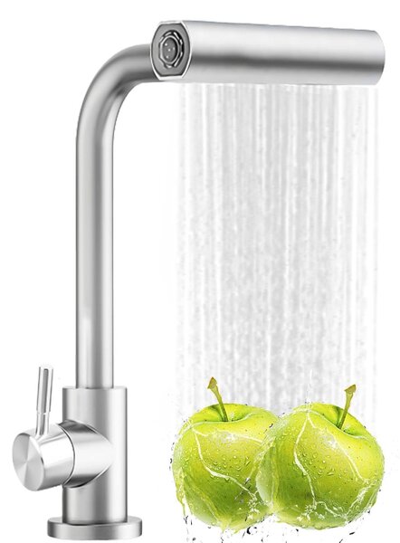 Solidchoice - Rubinetto da cucina estraibile con 4 tipi di getto d'acqua