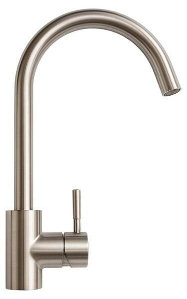 Solidchoice - Rubinetto da cucina in acciaio inossidabile, girevole a 360°