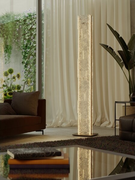 MAXLIGHT F0063 - LED Lampada da terra EVEREST LED/105W/230V marrone