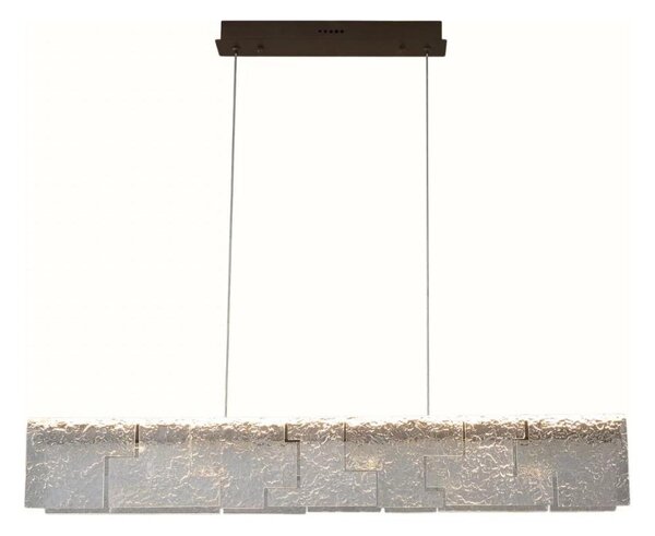 MAXLIGHT P0678 - LED Lampadario a sospensione con cavo EVEREST LED/55W/230V marrone