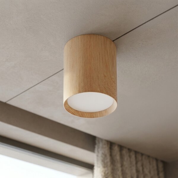 BRILAGI - Faretto SMOOTH LONG 1xGX53/15W/230V 60x82 mm 100x82 mm finitura rovere
