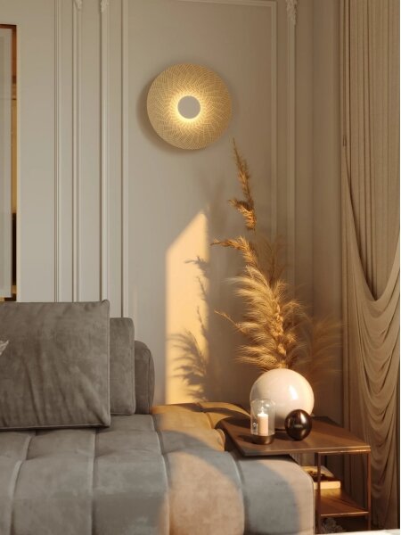 MAXLIGHT W0457 - Lampada da parete LED MISAKI LED/6W/230V CRI 95 beige