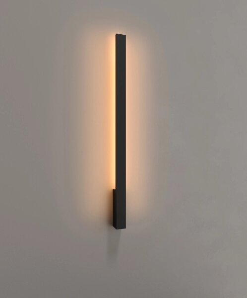 MAXLIGHT W0459 - Applique da esterno a LED KAPRUN LED/12W/230V IP65 nera