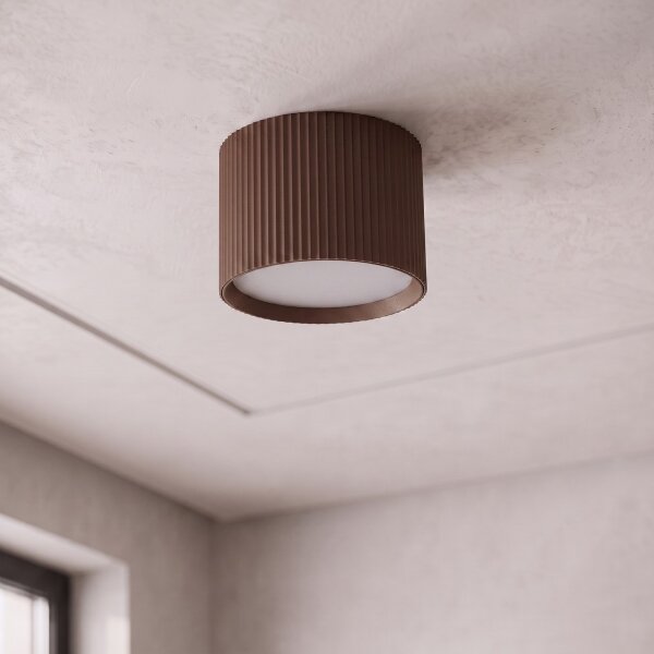 BRILAGI - Faretto STRIPY 1xGX53/15W/230V 60x82 mm marrone