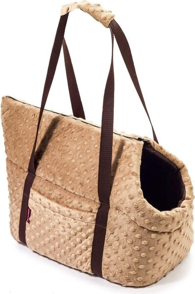 Borsa per cani Borsa da trasporto per cani Gatti Borsa da trasporto New Beige Minky L